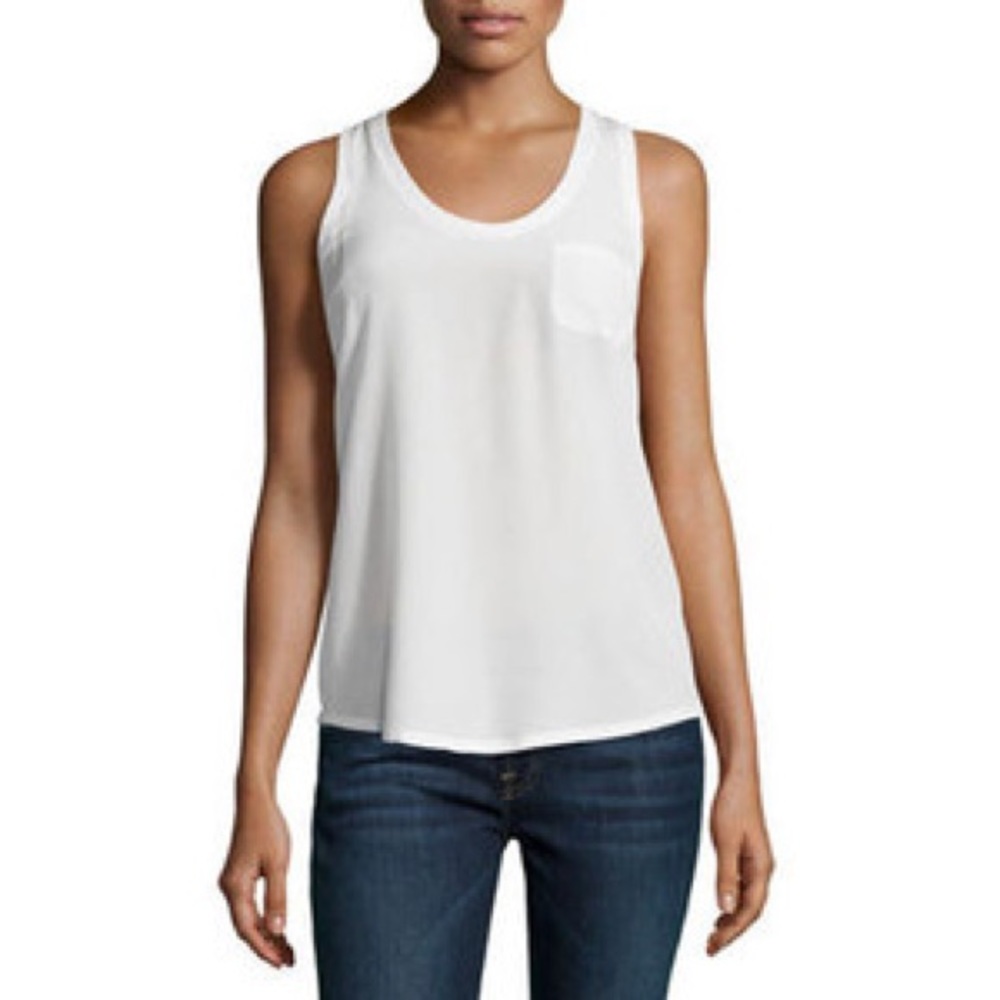 Alexis White Silk Top